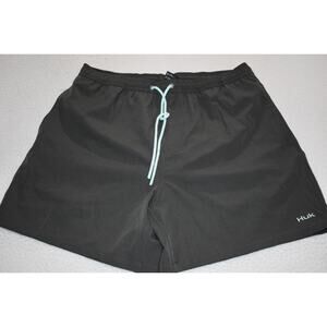 Huk Fishing Shorts Mens Size Large Camping Hiking Gray Performance Stretch